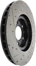 Load image into Gallery viewer, STOPTECH 13+ DODGE DART PERFORMANCE SLOTTED &amp; DRILLED FRONT LEFT ROTOR, 127.63080L - eliteracefab.com