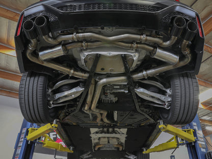 aFe 20-22 Audi RS6 Avant V8 4L(tt) MACH Force-Xp 3in to 2.5in 304 SS Cat-Back Exhaust w/Polished Tip aFe