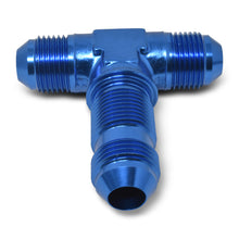 Load image into Gallery viewer, Russell Performance -3 AN Flare Bulkhead Tee Fitting (Blue)