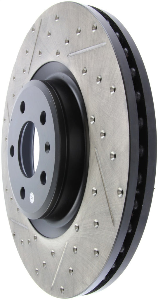 StopTech Slotted & Drilled Sport Brake Rotor - eliteracefab.com