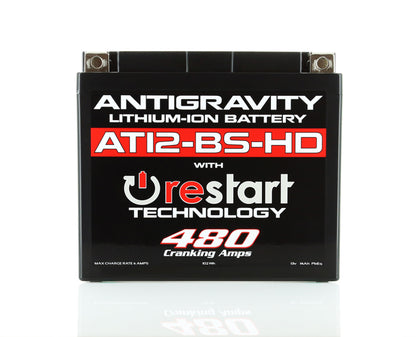 AT12BS-HD-RS RE-START Series: FIRST Batteries with Built-In Jump-Starting!