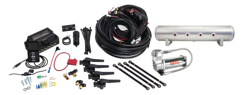 Air Lift 27699 3H 3P compressor kit with 4 gallon 7 port air tank and controller