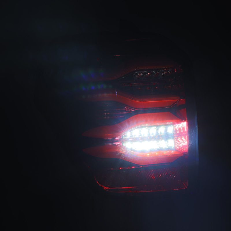 AlphaRex PRO-Series smoked LED tail lights 690020 for 2010-2024 Toyota 4Runner with sequential turn signals
