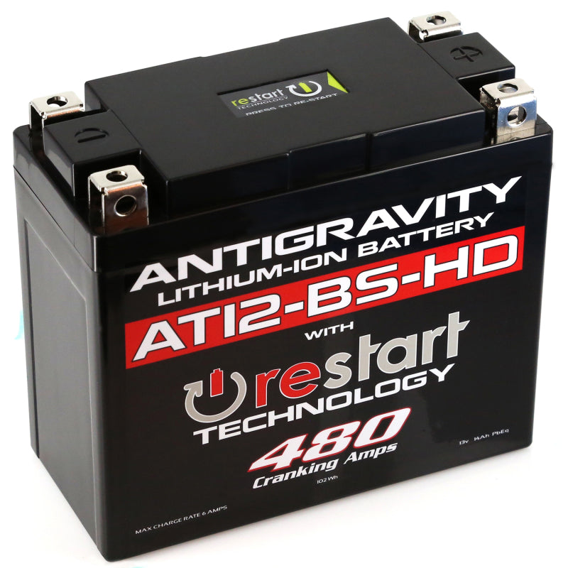 Antigravity AT12BS-HD RE-START Lithium Battery AG-AT12BS-HD-RS