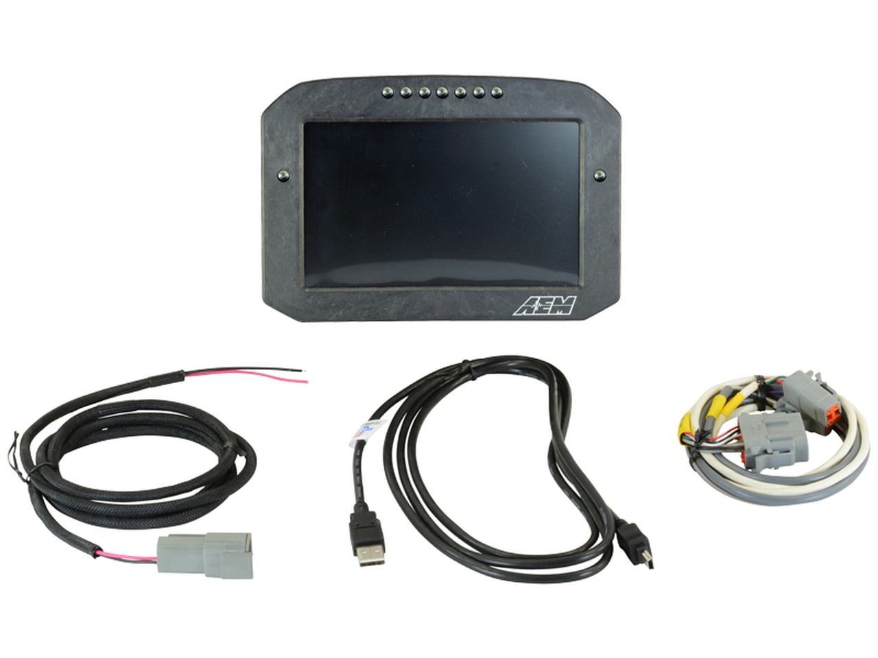 AEM CD-5G Carbon Flush Digital Dash Display w/ Internal 20Hz GPS & Antenna - eliteracefab.com
