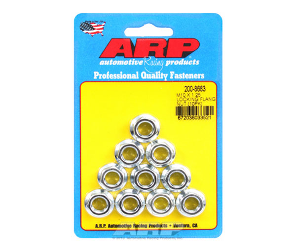 ARP M10 x 1.25 Locking Flange Nuts (10) - eliteracefab.com