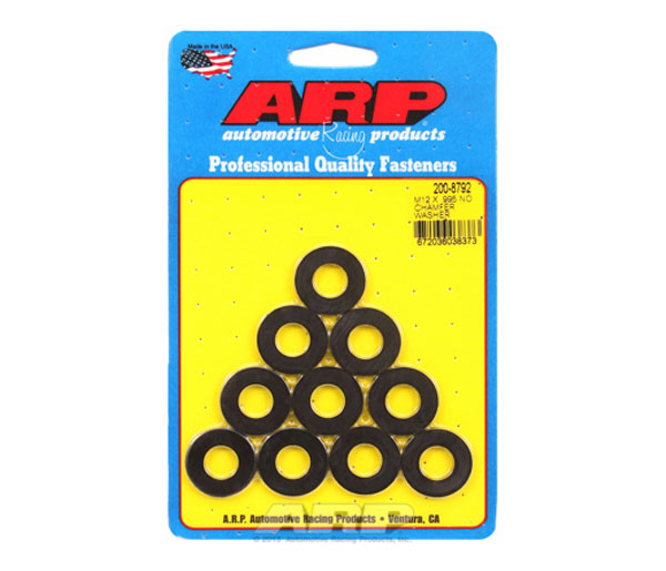 ARP M12 ID 0.995 OD Black Washers (10 pack) - eliteracefab.com