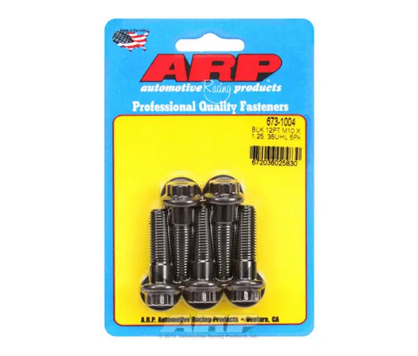 ARP M10 x 1.25 x 35 12pt SS Bolts (5/pkg) - eliteracefab.com