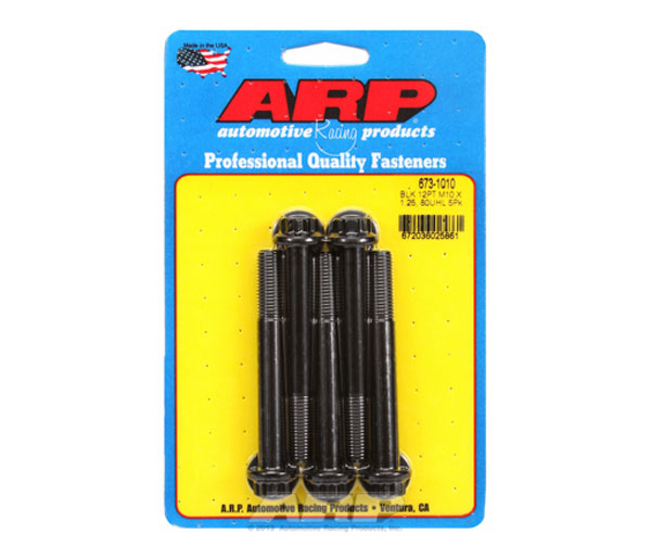 ARP M10 x 1.25 x 80 12pt SS Bolts (5/pkg) - eliteracefab.com