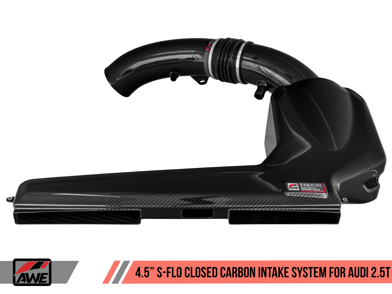 AWE Tuning Audi RS3 / TT RS S-FLO Closed Carbon Fiber Intake - eliteracefab.com