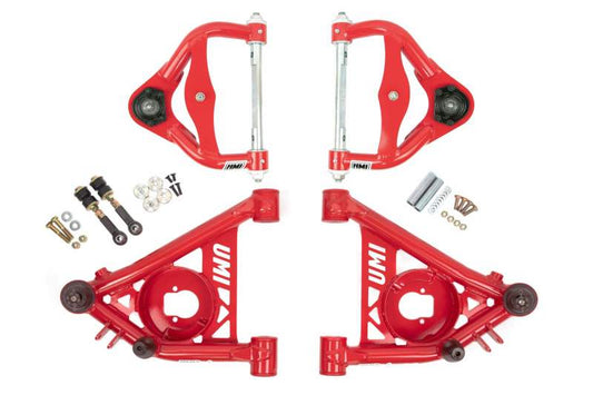 UMI Performance GM A-Arm Kit, Upper & Lower, ½” taller Upper Ball Joints - 303133-1-R