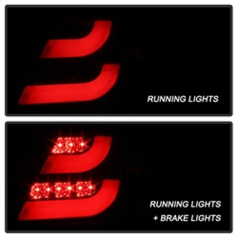 Spyder 04-08 Pontiac Grand Prix Light Bar LED Tail Light - Black Smoke (ALT-YD-PGP04-LED-BSM) - eliteracefab.com