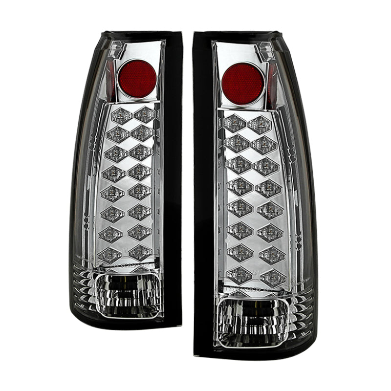 Spyder Chevy C/K Series 1500 88-98/Blazer 92-94 LED Tail Lights Chrm ALT-YD-CCK88-LED-C - eliteracefab.com