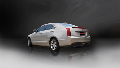 Corsa 13-14 Cadillac ATS Sedan 2.0L A/T Black Sport Dual Rear Cat-Back Exhaust CORSA Performance