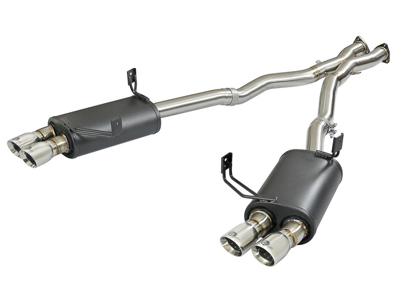 aFe MACH Force-Xp 2-1/2in 304 SS Cat-Back Exhaust w/Polished Tips 05-08 BMW Z4 M Coupe (E86) L6 3.2L aFe