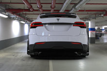 Load image into Gallery viewer, Rally Armor 2022 Tesla Model X Black UR Mud Flap w/ White Logo - eliteracefab.com