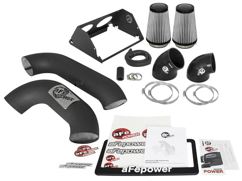 aFe POWER Momentum XP Pro 5R Intake System 2017 Ford F-150 Raptor V6 3.5L (tt) EcoBoost - Black - eliteracefab.com