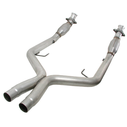 BBK 05-10 Mustang 4.6 GT High Flow X Pipe With Catalytic Converters - 2-3/4 - eliteracefab.com