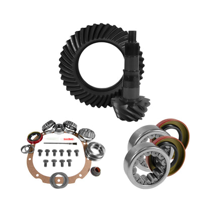 Yukon 8.8in Ford 4.56 Rear Ring & Pinion Install Kit 2.99in OD Axle Bearings and Seals Yukon Gear & Axle