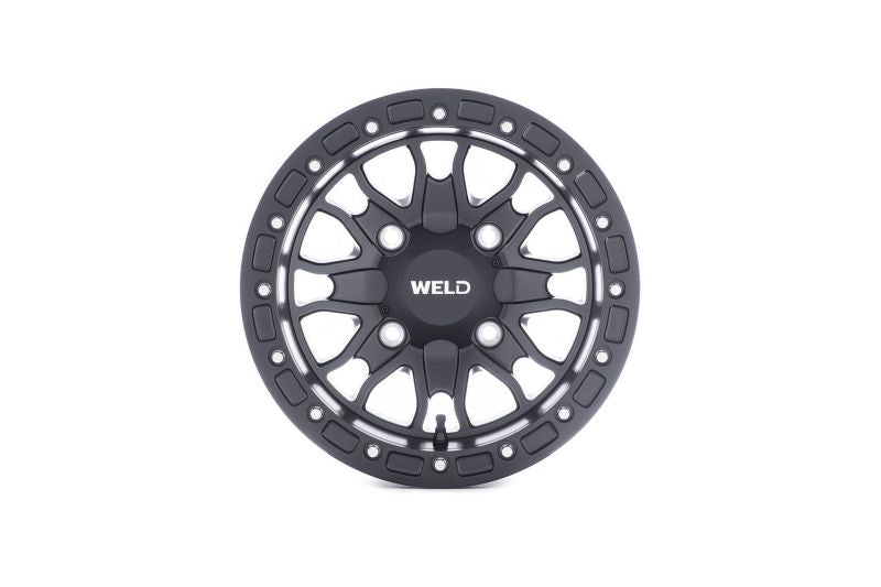 Weld UTV RF Series Raptor U500 14x8 Raptor Beadlock 4x136 4BS Satin BLK