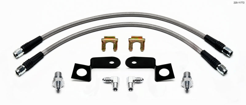 Wilwood Flexline Kit 2006-10 Magnum/Chrger/Challngr/300C Rear - eliteracefab.com