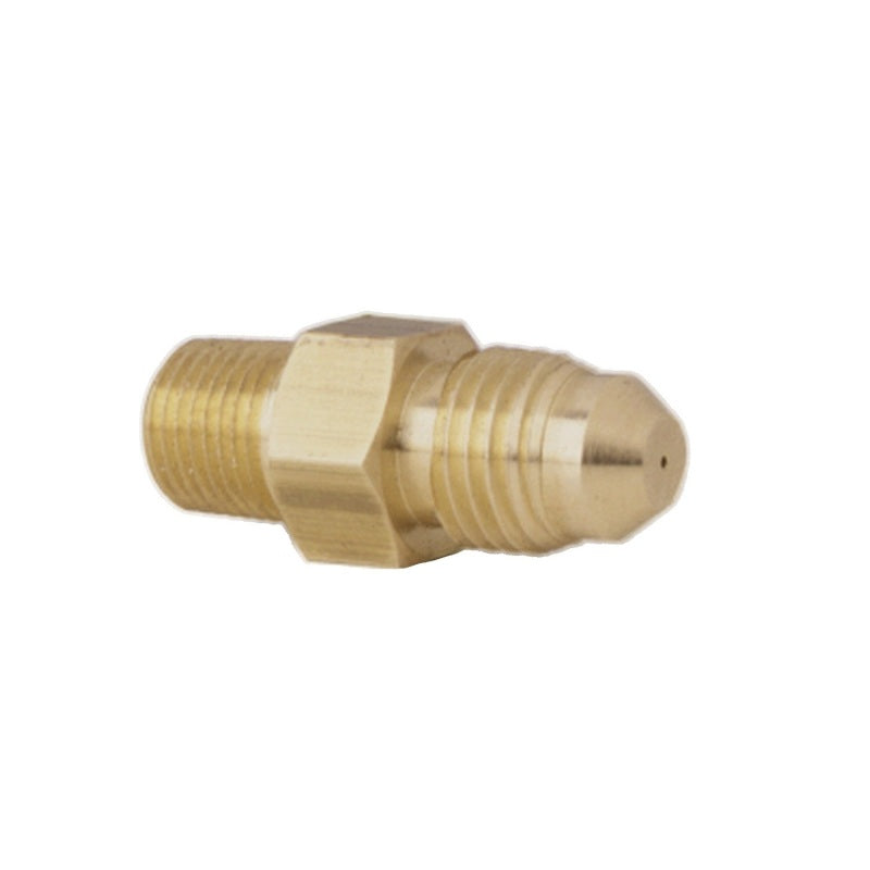 Autometer Fitting Restrictor Adapter -4AN Male to 1/8in NPT Male Steel for Fuel & Nitrous 3277