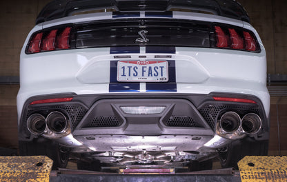 Stainless Works 2020 Ford GT500 Redline Catback X-Pipe Exhaust Factory Connect - Polished Tips - eliteracefab.com