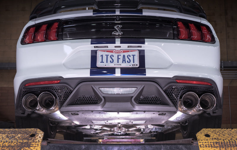 Stainless Works 2020 Ford GT500 Legend Catback H-Pipe Exhaust Factory Connect - Polished Tips Stainless Works