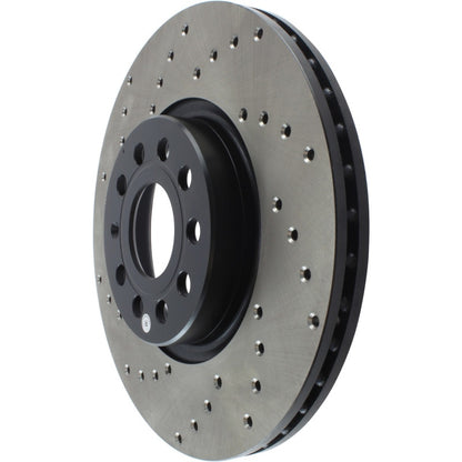 StopTech 06-13 Audi A3/08-09 TT / 06-09 VW GTI Mk V Cryo-Stop Right Front Drilled Rotor Stoptech