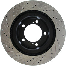 Load image into Gallery viewer, StopTech 07-09 Toyota Tundra / 08-09 Toyota Sequoia Front Left Slotted &amp; Drilled Rotor - eliteracefab.com