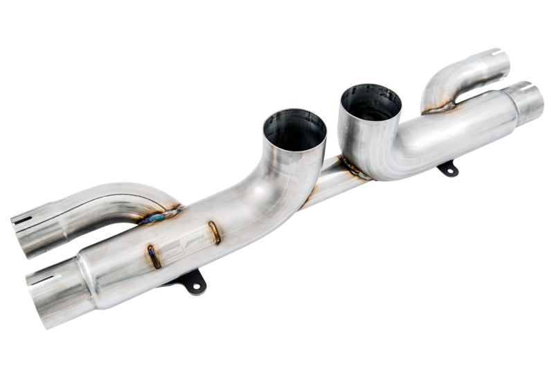 AWE Tuning Porsche 991 GT3 / RS Center Muffler Delete - Diamond Black Tips AWE Tuning