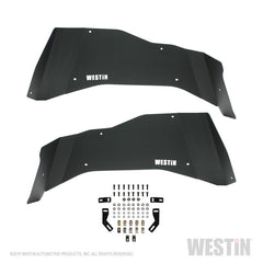 Westin 07-18 Jeep Wrangler JK Inner Fenders - Rear - Textured Black - eliteracefab.com
