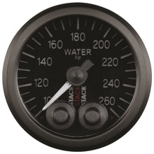 Load image into Gallery viewer, AutoMeter GAUGE; WATER TEMP; PRO-CONTROL; 52MM; BLK; 100-260deg.F; 1/8in. NPTF MALE - eliteracefab.com