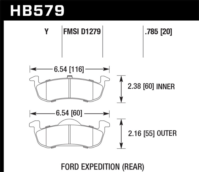 Hawk LTS Street Brake Pads - eliteracefab.com