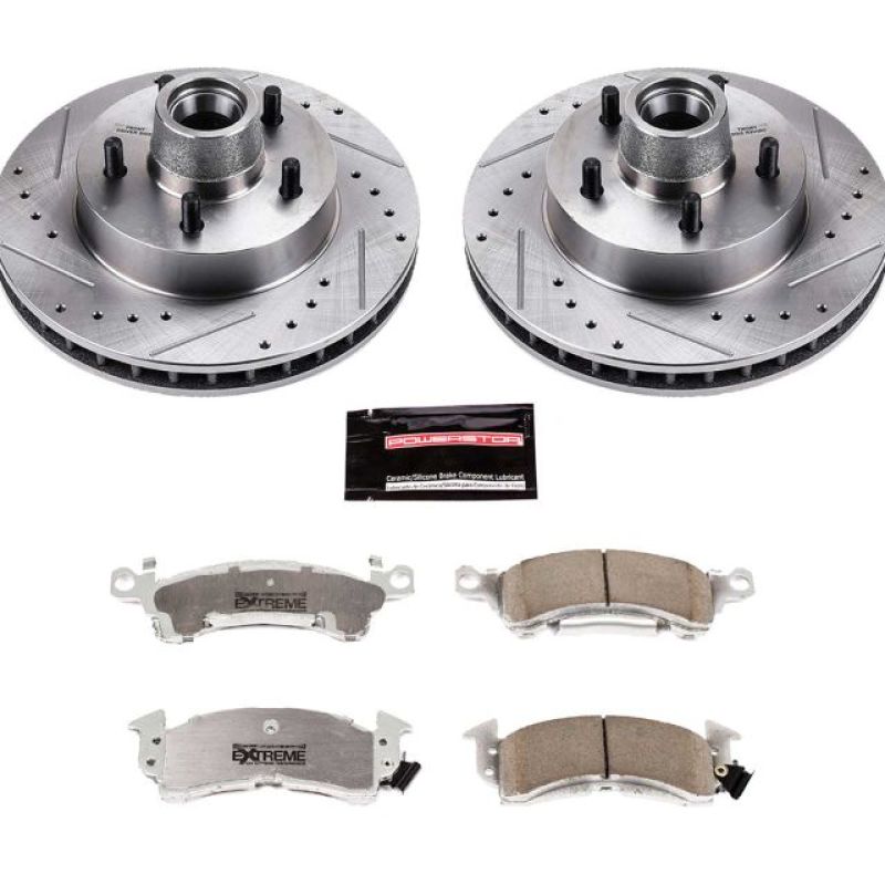 Power Stop 71-73 Buick Centurion Front Z26 Street Warrior Brake Kit - eliteracefab.com