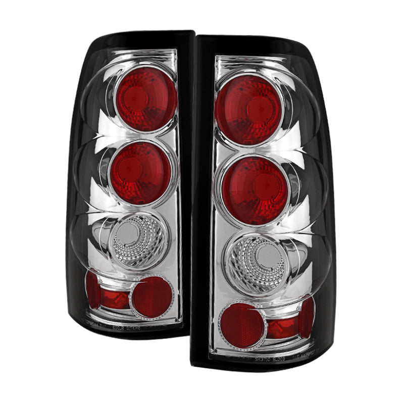 Spyder Chevy Silverado 1500 03-06 (Does Not Fit Stepside)Euro Style Tail Lights Chrm ALT-YD-CS03-C - eliteracefab.com