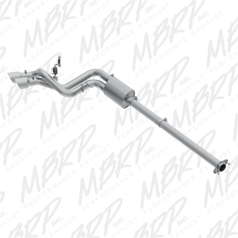 MBRP 09-14 Ford F150 Pre-Axle 4.5in OD Tips Dual Outlet 3in AL Cat Back - eliteracefab.com