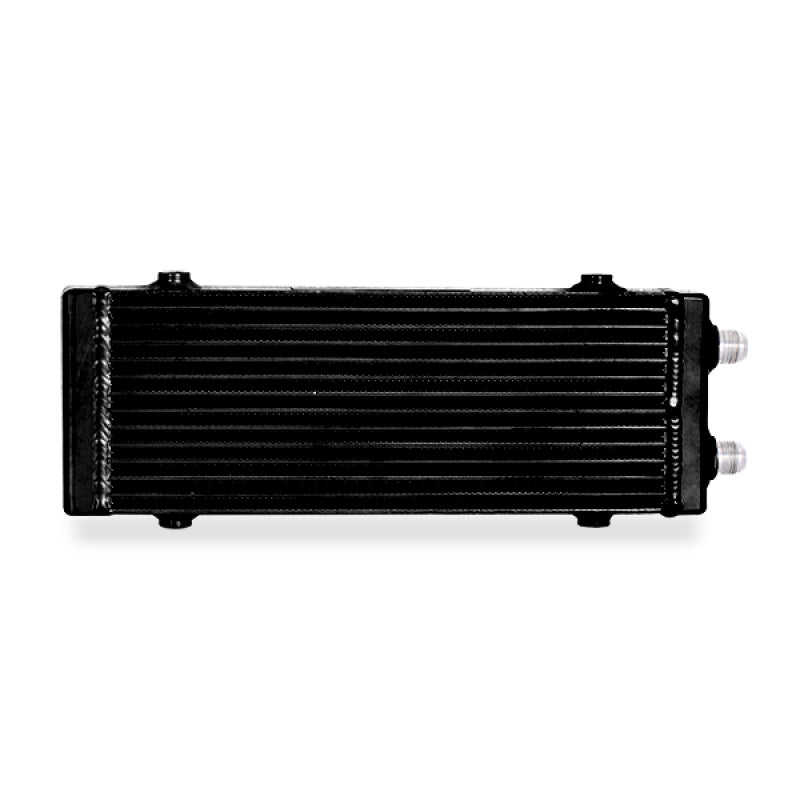 Mishimoto Universal Medium Bar and Plate Dual Pass Black Oil Cooler - eliteracefab.com