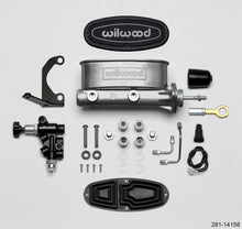 Load image into Gallery viewer, Wilwood HV Tandem M/C Kit w L/H Bracket &amp; Prop Valve - 15/16in Bore-W/Pushrod - Early Mustang - eliteracefab.com