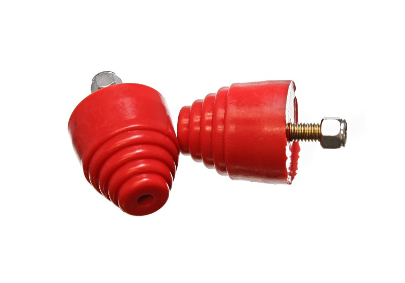 Energy Suspension All Purpose Red Bump Stop Set 2 1/8 inch Tall / 2 inch dia. (2 per set) - eliteracefab.com