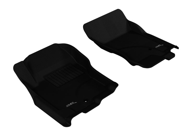 3D MAXpider 2005-2015 Nissan Pathfinder/Xterra Kagu 1st Row Floormat - Black - eliteracefab.com