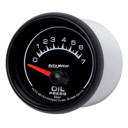 Autometer ES 52.4mm 0-7 Bar Oil Pressure SSE Gauge 5927-M