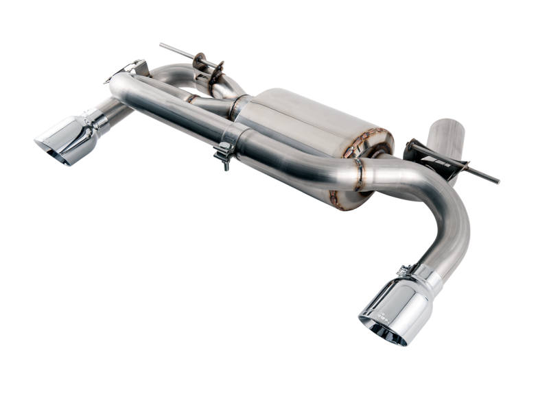 AWE Tuning BMW F3X 335i/435i Touring Edition Axle-Back Exhaust - Chrome Silver Tips (90mm) - eliteracefab.com