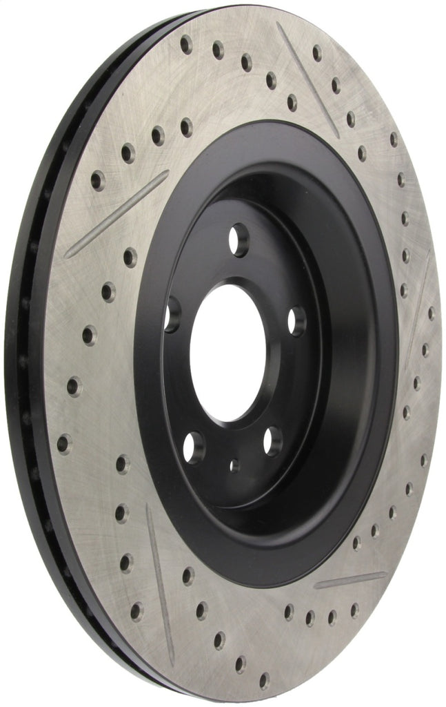 StopTech Slotted & Drilled Sport Brake Rotor - eliteracefab.com