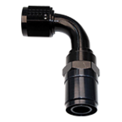 Fragola -6AN Race-Rite Crimp-On Hose End 90 Degree - eliteracefab.com