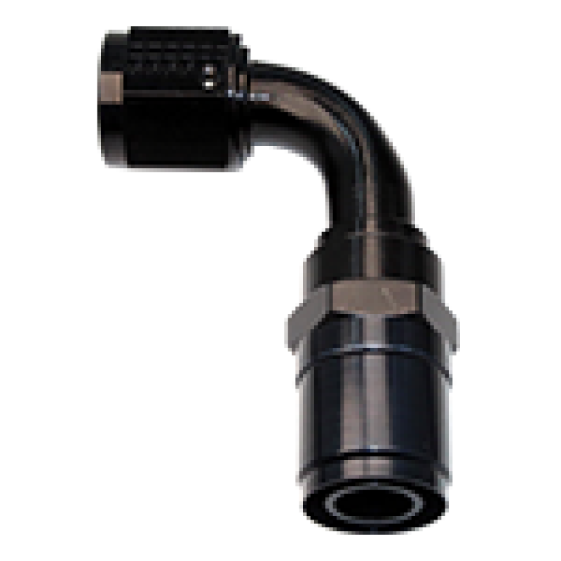 Fragola -10AN Race-Rite Crimp-On Hose End 90 Degree - eliteracefab.com