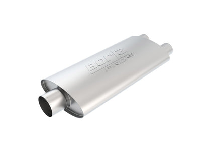 Borla 3in Inlet/Dual 2.25in Outlet Center/Dual Oval ProXS Muffler - eliteracefab.com