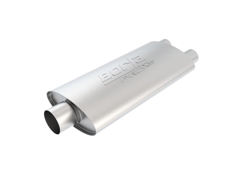 Borla 3in Inlet/Dual 2.25in Outlet Center/Dual Oval ProXS Muffler - eliteracefab.com