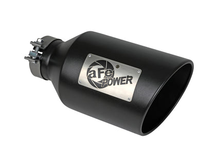 aFe Power MACH Force-Xp 409 Stainless Steel Clamp-on Exhaust Tip Black aFe