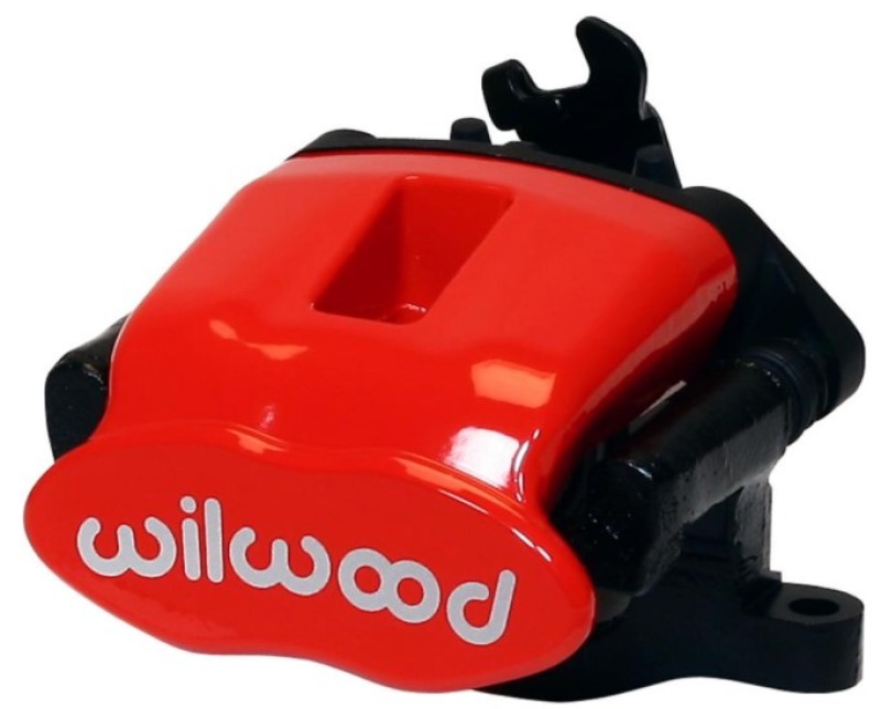 Wilwood Caliper-Combination Parking Brake-L/H-Red 41mm piston .81in Disc Wilwood